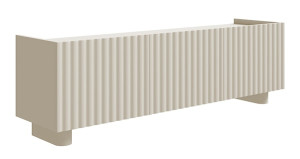 Szafka RTV trzydrzwiowa Fiorra 144 cm kaszmir Wyprzedaż