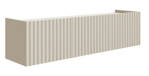 Szafka RTV trzydrzwiowa Fiorra wisząca 144 cm kaszmir Wyprzedaż