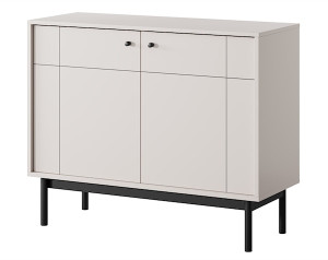 Komoda dwudrzwiowa Japandies 104 cm Szary beż Wyprzedaż