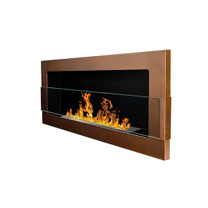 Biokominek Astralis 90x40 cm z certyfikatem TÜV Brąz strukturalny HOMEBOOK