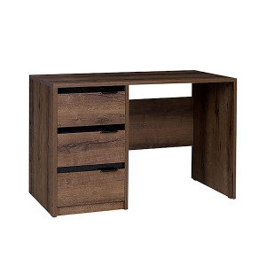 Biurko Rikno 120x60 cm Dąb monastery / Czarny połysk HOMEBOOK