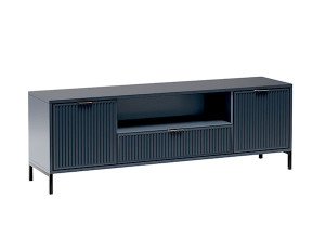 Szafka RTV Passimo 165cm ciemny granat Wyprzedaż