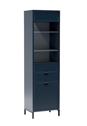 Witryna jednodrzwiowa Passimo 54cm ciemny granat Wyprzedaż