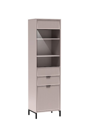 Witryna jednodrzwiowa Passimo 54cm szarobeżowa Wyprzedaż