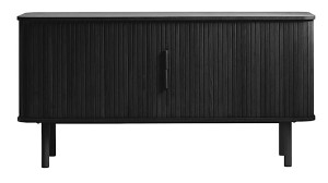 Komoda Nezka lamele dąb czarny Wyprzedaż