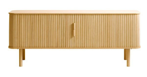 Szafka RTV Nezka lamele dąb naturalny Wyprzedaż