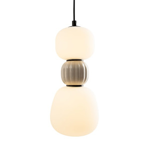 Lampa Wisząca LED Modern x2 szara