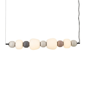 Lampa Wisząca LED Modern x4 brązowa