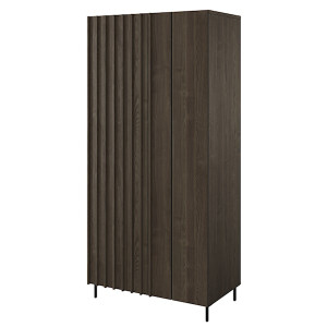 Szafa dwudrzwiowa Piemonte 92 cm Jesion portland/czarny Wyprzedaż