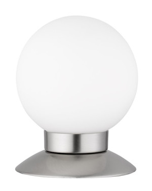 Lampa stołowa Princess LED biało-srebrna matowa Wyprzedaż