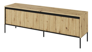 Szafka RTV Trend 167 cm z LED Dąb artisan
