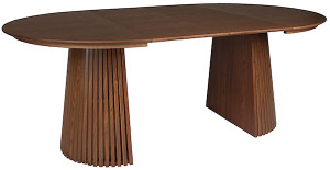 Stół rozkładany Formisty 120-200x120 cm lamele orzech Wyprzedaż
