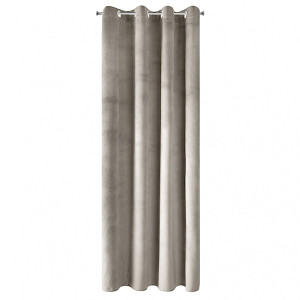 Zasłona na przelotkach Faladi 140x250 cm beżowa