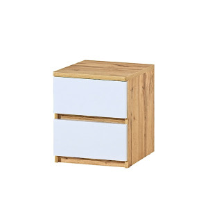 Szafka nocna Dobie z szufladami dąb wotan HOMEBOOK