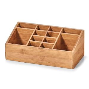 Organizer Wondle z przegrodami bambusowy HOMEBOOK