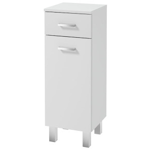 Szafka łazienkowa Loope stojąca z szufladą biała HOMEBOOK