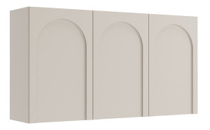 Komoda trzydrzwiowa Arkadia z frezowanymi frontami 150 cm kaszmir