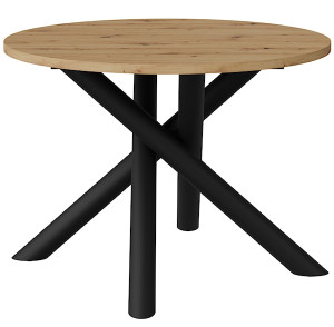 Stół okrągły Fjorn 110 cm dąb artisan Wyprzedaż