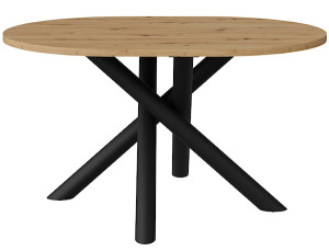 Stół owalny Fjorn 138x100 cm dąb artisan Wyprzedaż