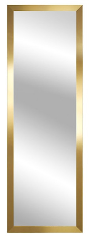 Lustro ścienne Assurell 127x47 cm w złotej ramie Wyprzedaż
