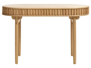 Biurko Yoffers 120x60 cm lamele dąb naturalny HOMEBOOK
