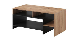 Ława kawowa Hirvli 120x60 cm dąb Craft złoty/antracyt HOMEBOOK