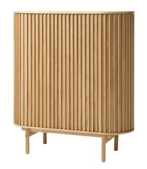 Komoda wysoka Yoffers 125 cm dąb HOMEBOOK
