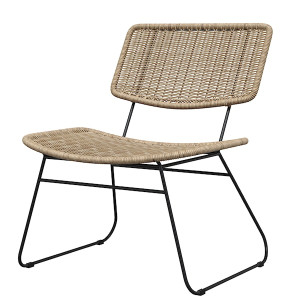 Fotel ogrodowy Sprinkle w stylu boho HOMEBOOK meble ogrodowe