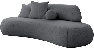 Sofa trzyosobowa Balme szara boucle