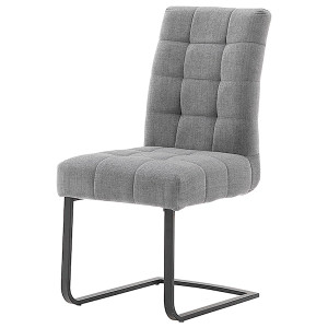 Krzesło tapicerowane Erisario szare HOMEBOOK