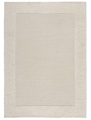 Dywan Rue Plait 200x290 cm z wełną beżowy Wyprzedaż