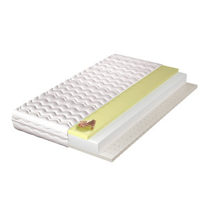 Materac piankowy 200x200 cm Attie lateks z pianką Memory HOMEBOOK