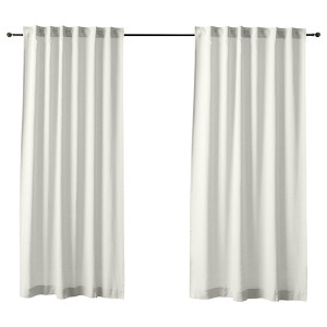 Komplet dwóch firan Zibal Cosmonova by Maciej Zień 140x270 cm biały Wyprzedaż