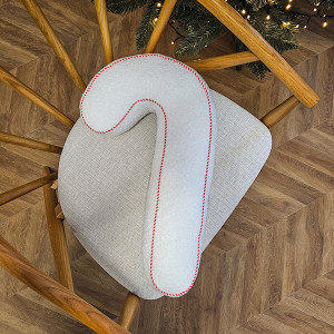 Poduszka Soft Loop 45x20 cm biała laska cukrowa