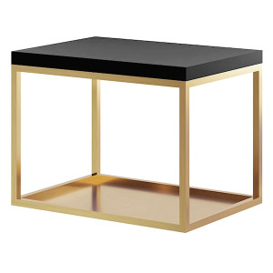 Szafka pod umywalkę Trinso wisząca z półką złota wariant: 43/75 HOMEBOOK