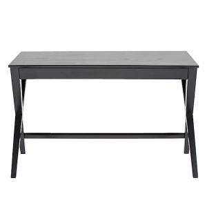 Biurko Vagan 120x60 cm czarne z szufladą HOMEBOOK