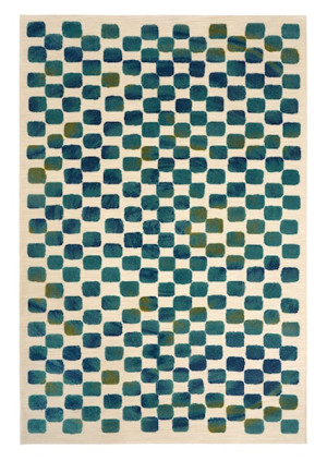 Dywan zewnętrzny Calma 160x230 cm niebiesko-beżowy Wyprzedaż