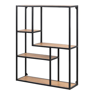 Półka ścienna Krapina 75 cm niesymetryczna HOMEBOOK