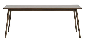 Stół do jadalni Visimmy 90x190 cm przyciemniony dąb HOMEBOOK