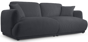 Sofa trzyosobowa Chacco grafitowa sztruks
