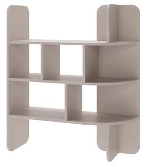 Regał Contle 102 cm niski beż piaskowy Wyprzedaż