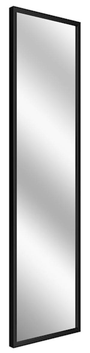 Lustro ścienne Criengly 122x32 cm czarne Wyprzedaż