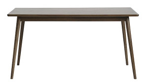 Stół do jadalni Visimmy 90x150 cm przyciemniony dąb HOMEBOOK