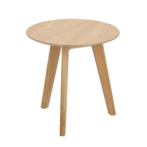 Stolik kawowy Tatitos średnica 40 cm dąb naturalny HOMEBOOK