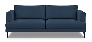 Sofa dwuosobowa Dragato granatowy welur HOMEBOOK