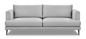 Sofa dwuosobowa Dragato szary welur HOMEBOOK