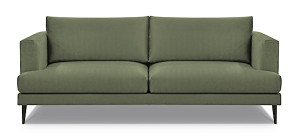 Sofa dwuosobowa Dragato oliwkowy welur HOMEBOOK