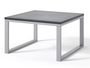 Stolik ogrodowy Dywilly 60x60 cm beton/ szary stelaż Wyprzedaż