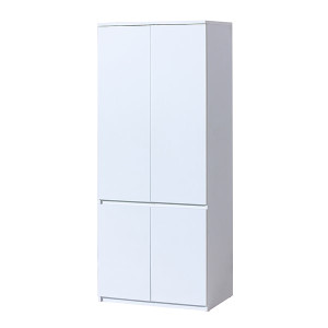 Szafa dwudrzwiowa Dobie biała HOMEBOOK