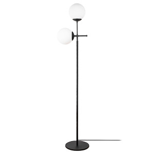 Lampa podłogowa Tuiren 174 cm czarna HOMEBOOK